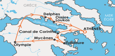 Itinéraire du voyage